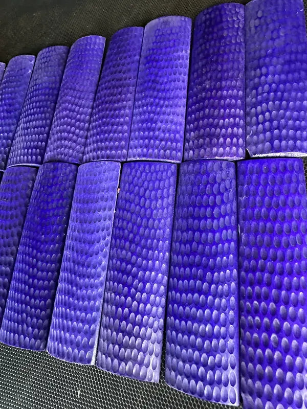 Camel Bone - Carved Purple