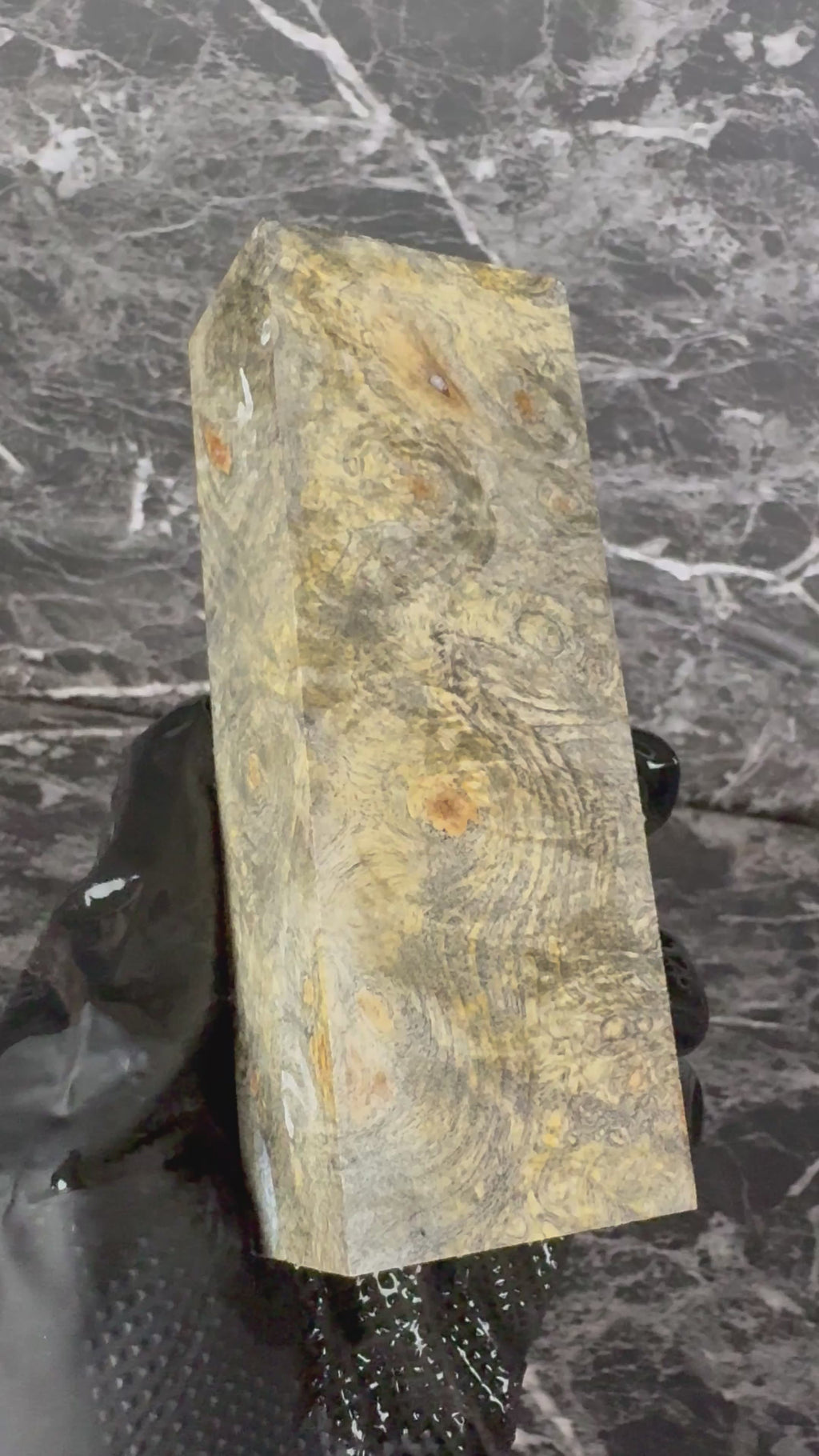 Buckeye Burl Block BYB100 - 5.15 x 1.9 x 1.3”